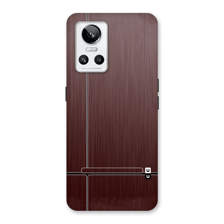 Dark Maroon Classic Design Back Case for Realme GT Neo 3
