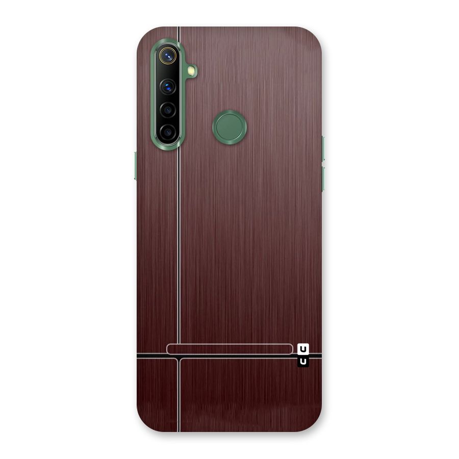 Dark Maroon Classic Design Back Case for Realme Narzo 10
