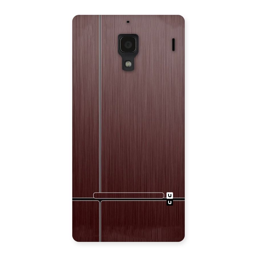 Dark Maroon Classic Design Back Case for Redmi 1S