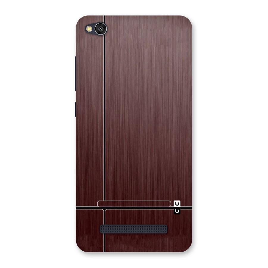 Dark Maroon Classic Design Back Case for Redmi 4A