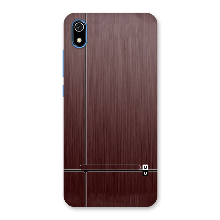 Dark Maroon Classic Design Back Case for Redmi 7A