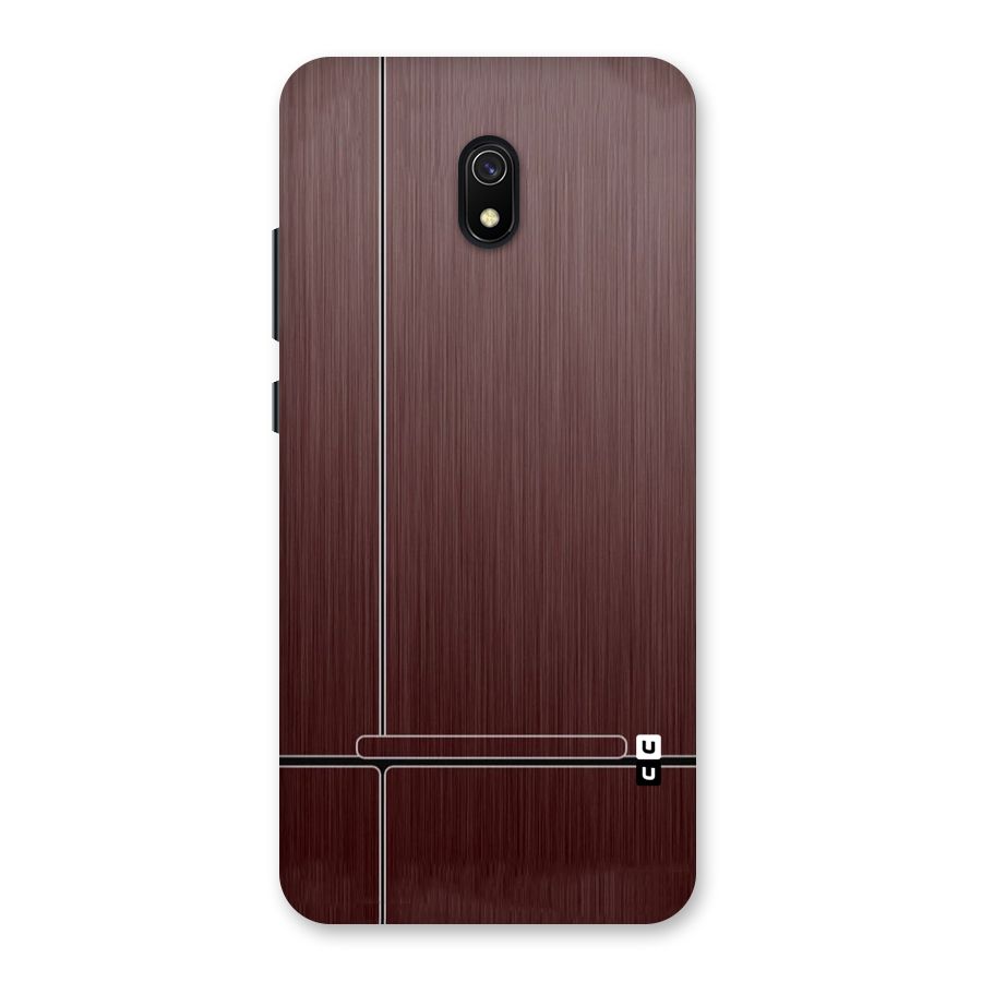 Dark Maroon Classic Design Back Case for Redmi 8A