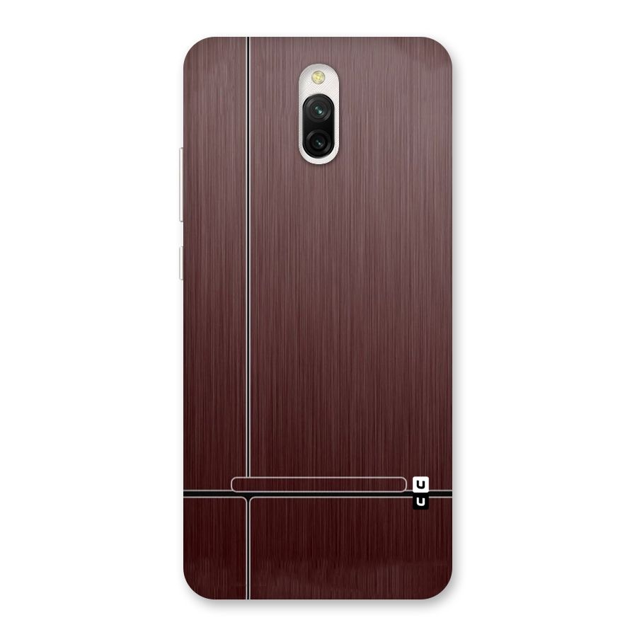 Dark Maroon Classic Design Back Case for Redmi 8A Dual