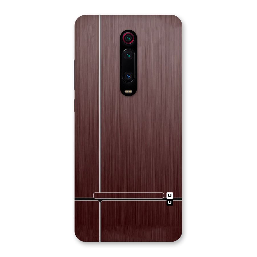 Dark Maroon Classic Design Back Case for Redmi K20 Pro
