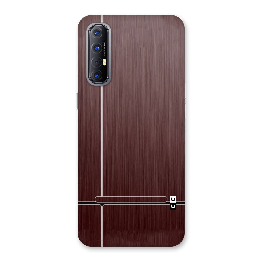 Dark Maroon Classic Design Back Case for Reno3 Pro
