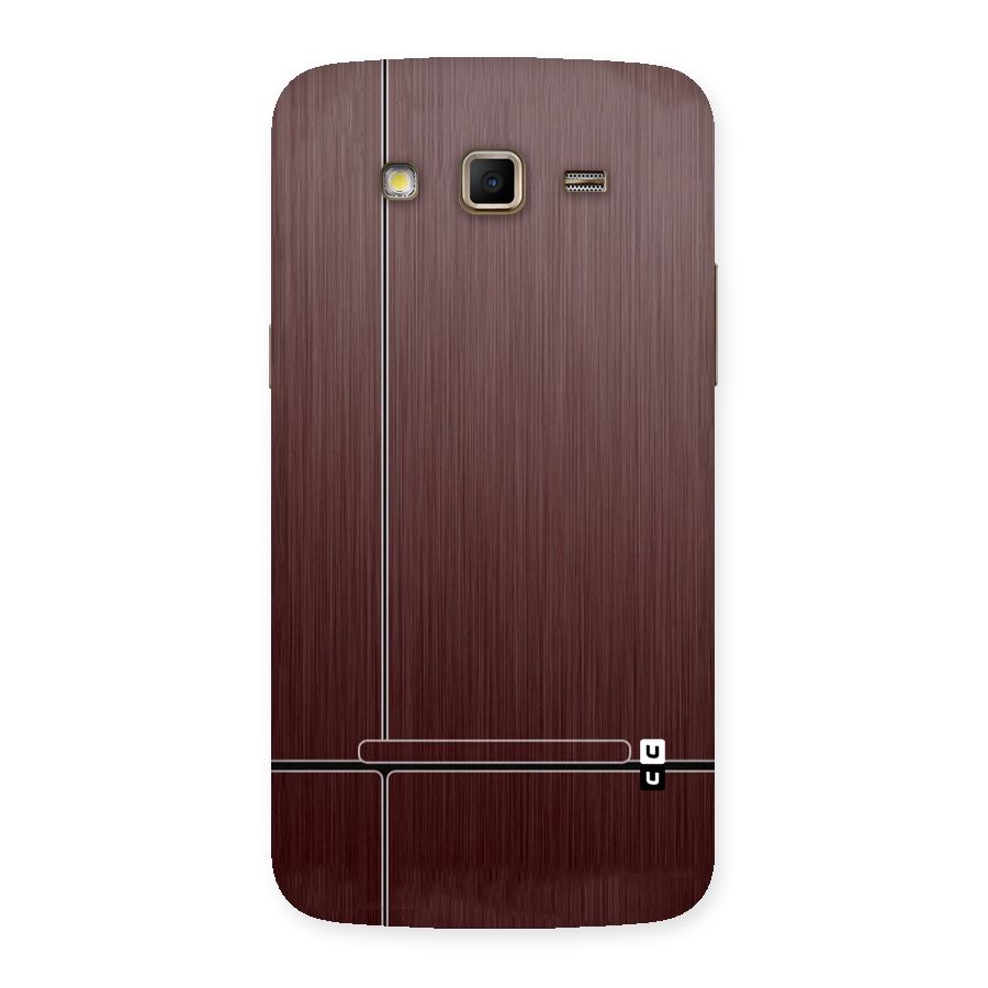 Dark Maroon Classic Design Back Case for Samsung Galaxy Grand 2