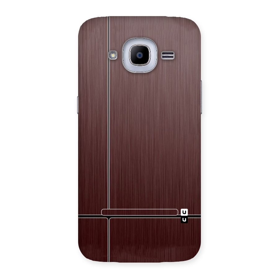 Dark Maroon Classic Design Back Case for Samsung Galaxy J2 Pro