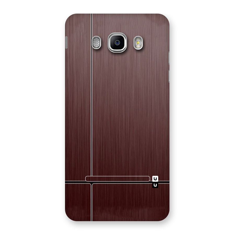 Dark Maroon Classic Design Back Case for Samsung Galaxy J5 2016