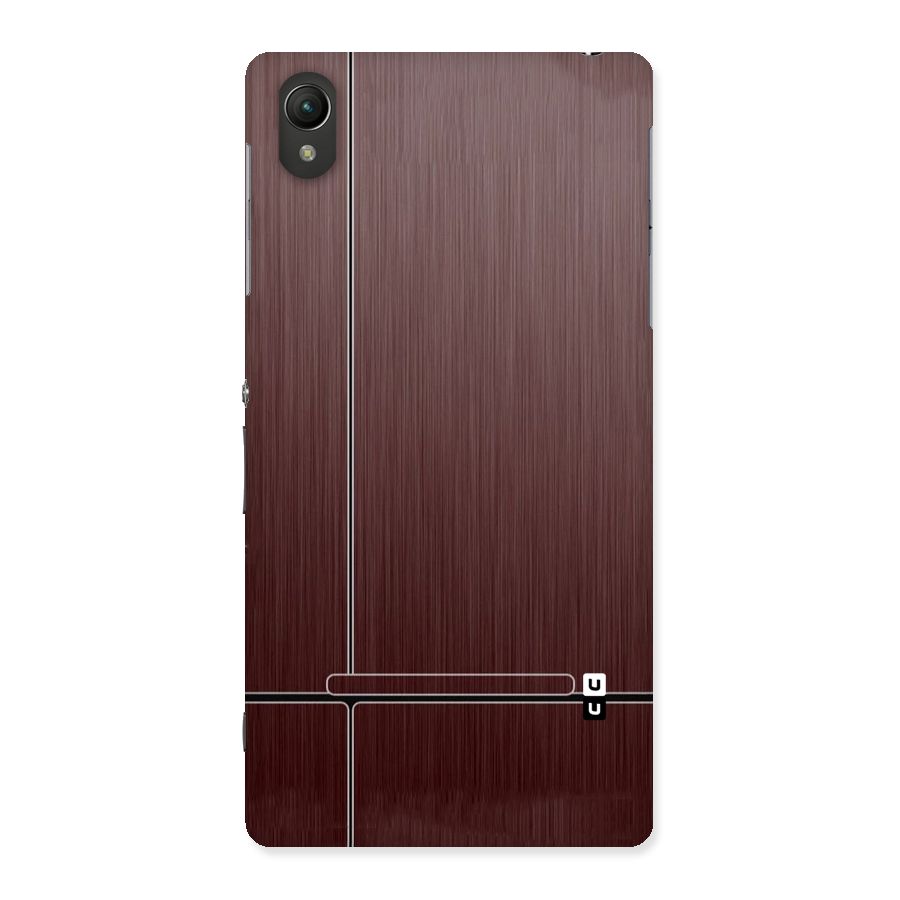 Dark Maroon Classic Design Back Case for Sony Xperia Z2