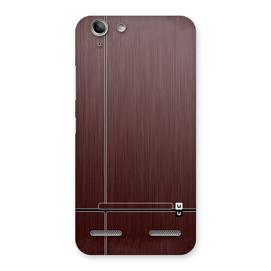 Dark Maroon Classic Design Back Case for Vibe K5 Plus