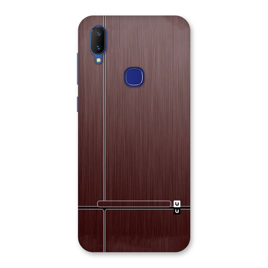 Dark Maroon Classic Design Back Case for Vivo V11
