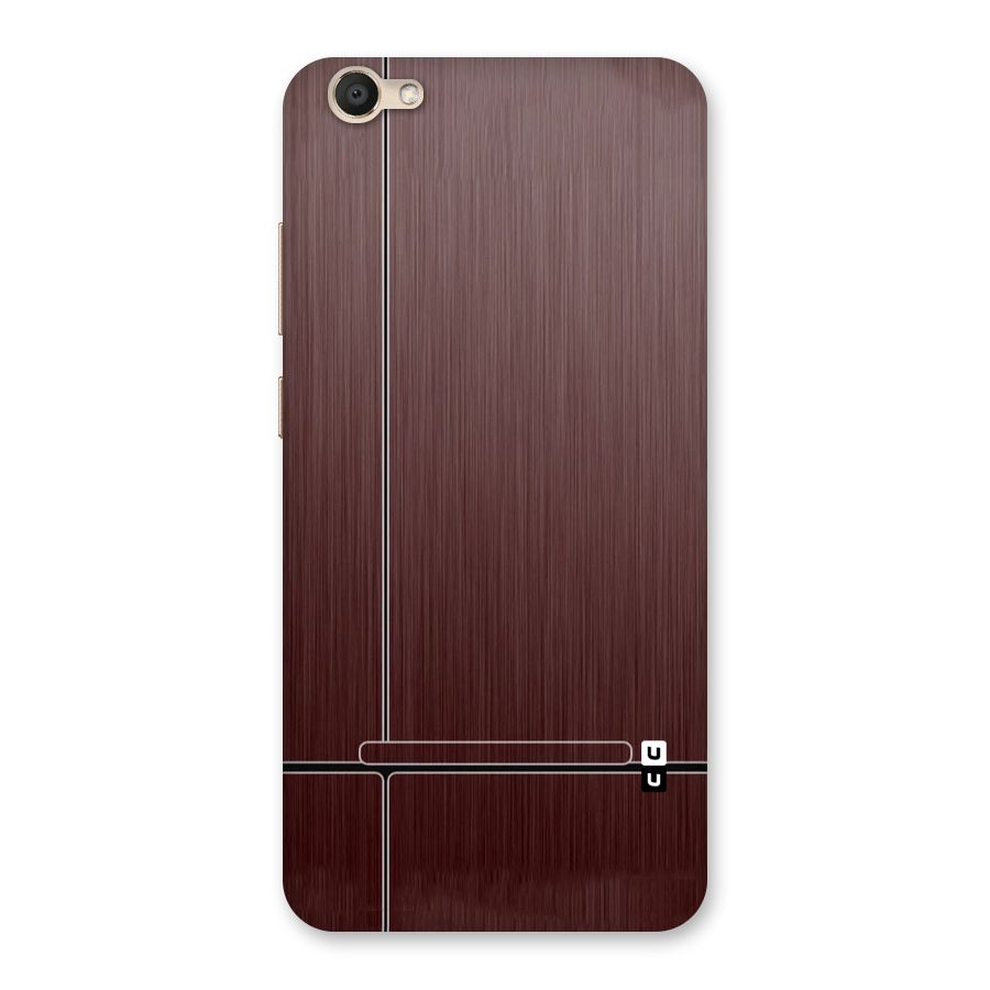 Dark Maroon Classic Design Back Case for Vivo V5