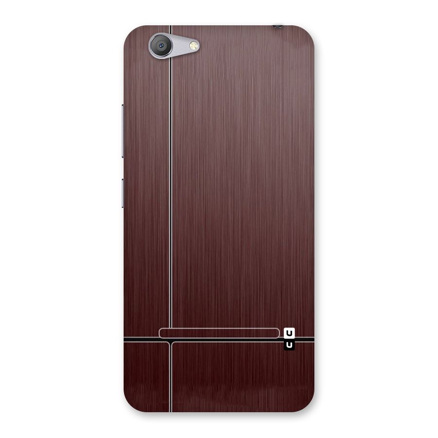 Dark Maroon Classic Design Back Case for Vivo Y53