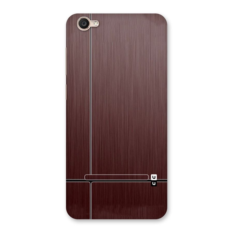 Dark Maroon Classic Design Back Case for Vivo Y55L