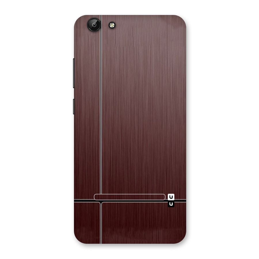 Dark Maroon Classic Design Back Case for Vivo Y69