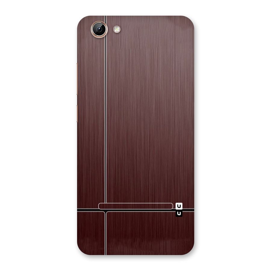 Dark Maroon Classic Design Back Case for Vivo Y71i