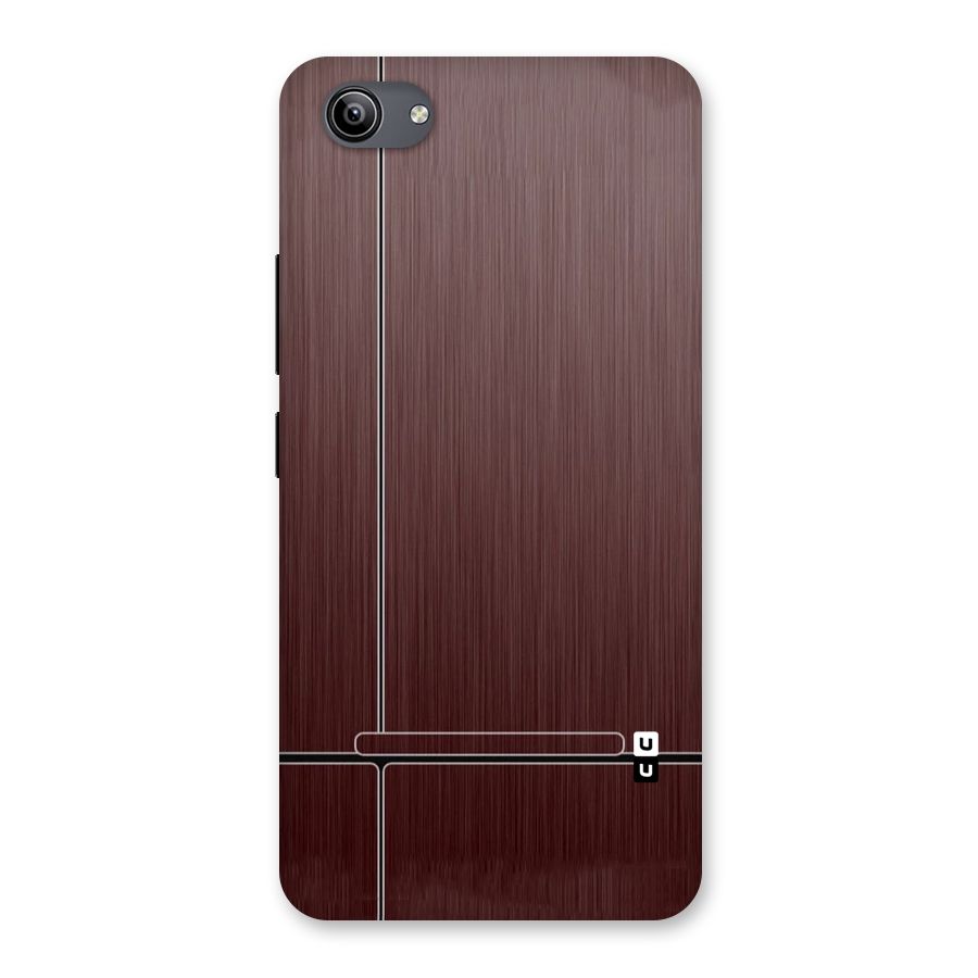 Dark Maroon Classic Design Back Case for Vivo Y81i