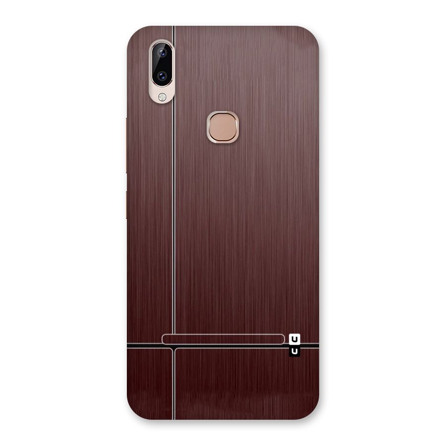 Dark Maroon Classic Design Back Case for Vivo Y83 Pro