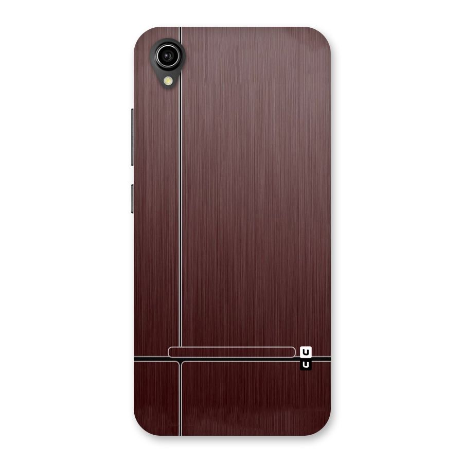 Dark Maroon Classic Design Back Case for Vivo Y90