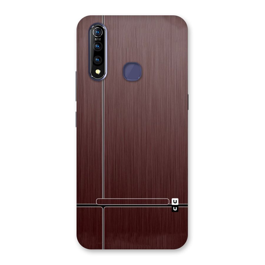 Dark Maroon Classic Design Back Case for Vivo Z1 Pro