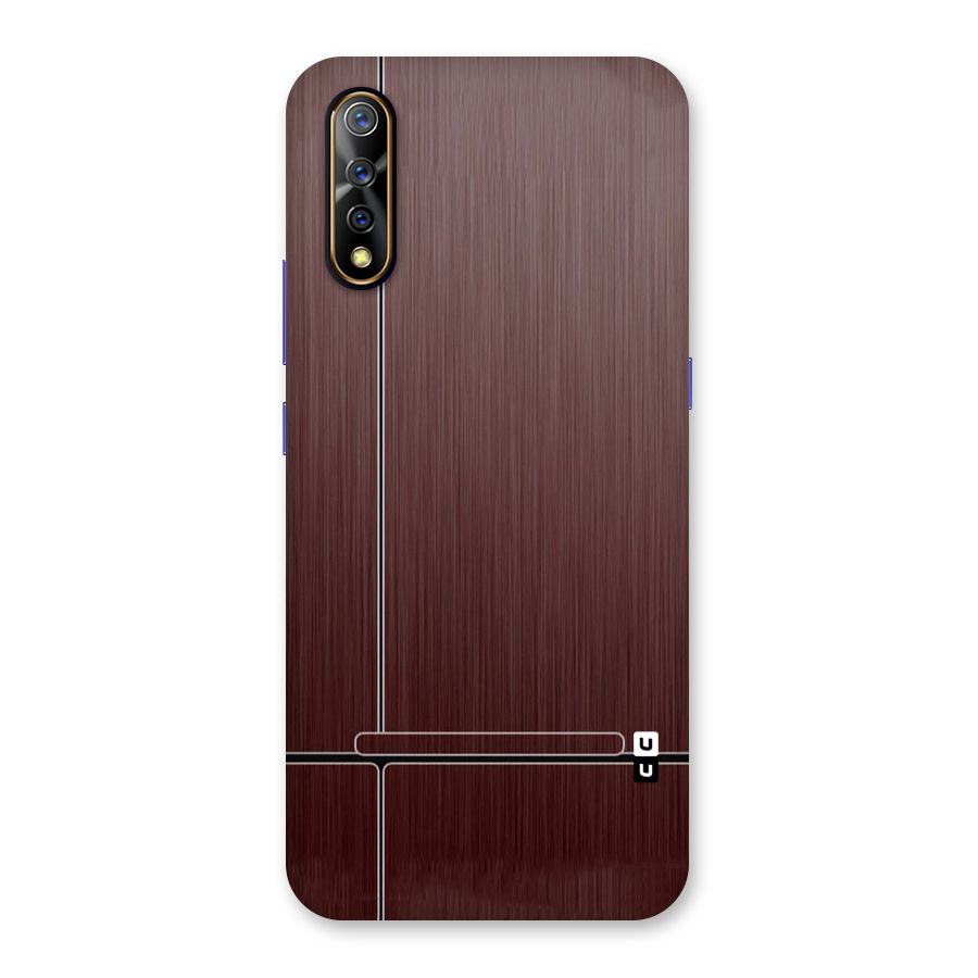 Dark Maroon Classic Design Back Case for Vivo Z1x