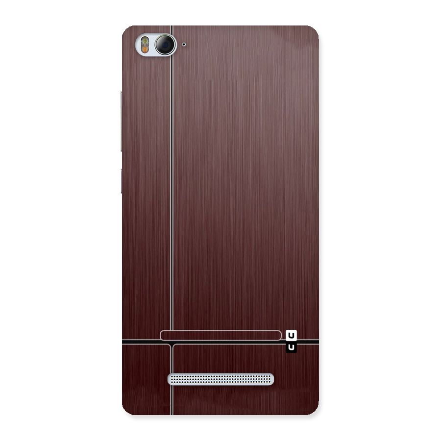 Dark Maroon Classic Design Back Case for Xiaomi Mi4i