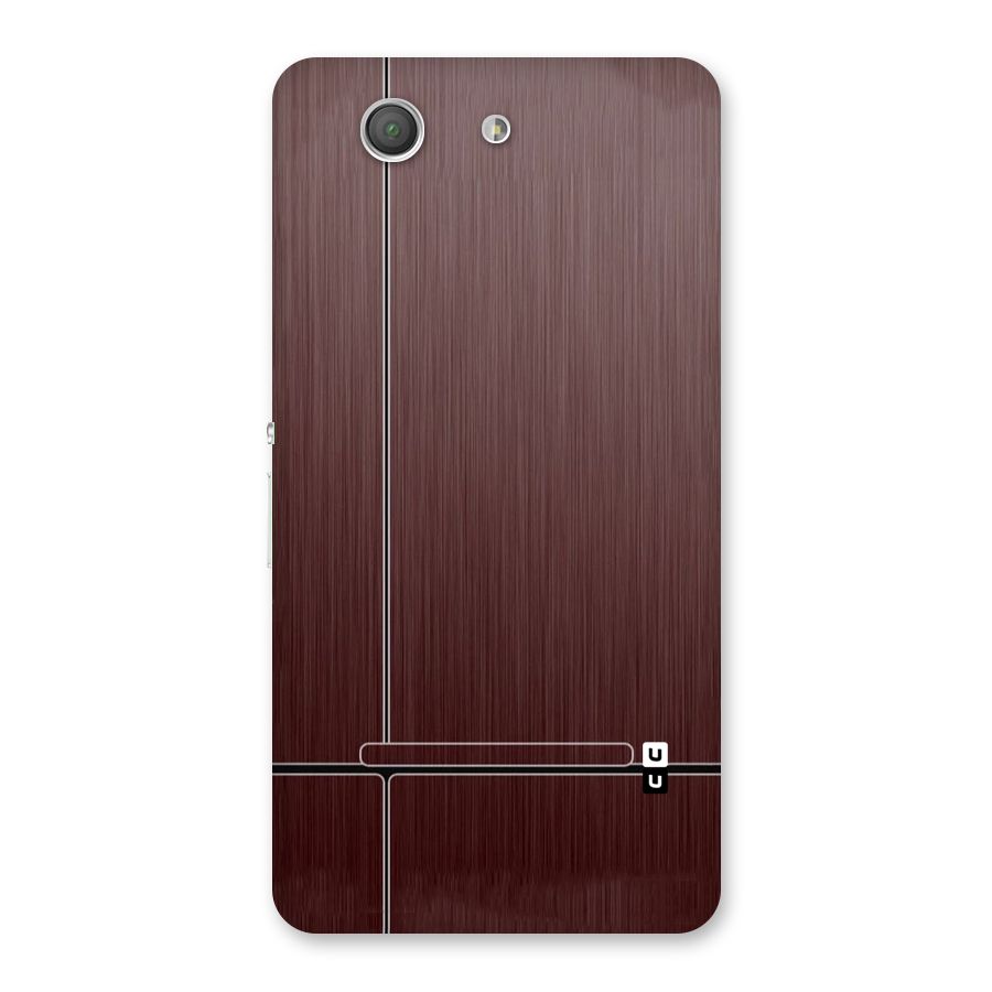 Dark Maroon Classic Design Back Case for Xperia Z3 Compact
