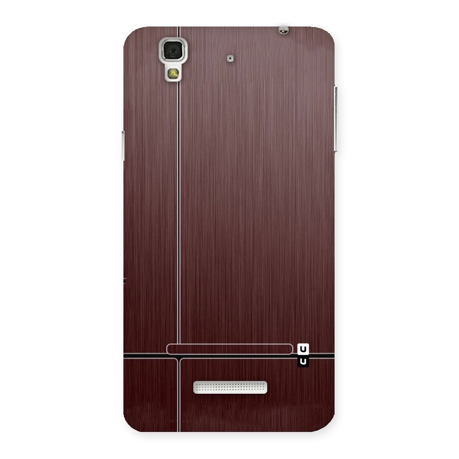 Dark Maroon Classic Design Back Case for Yu Yureka