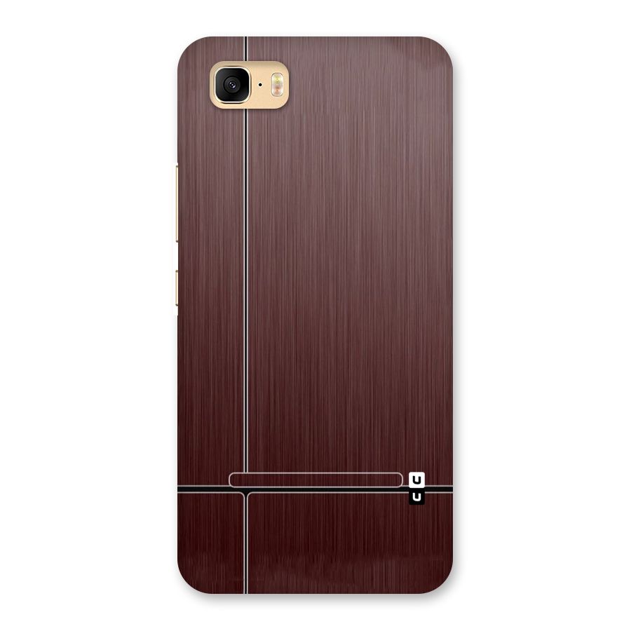 Dark Maroon Classic Design Back Case for Zenfone 3s Max