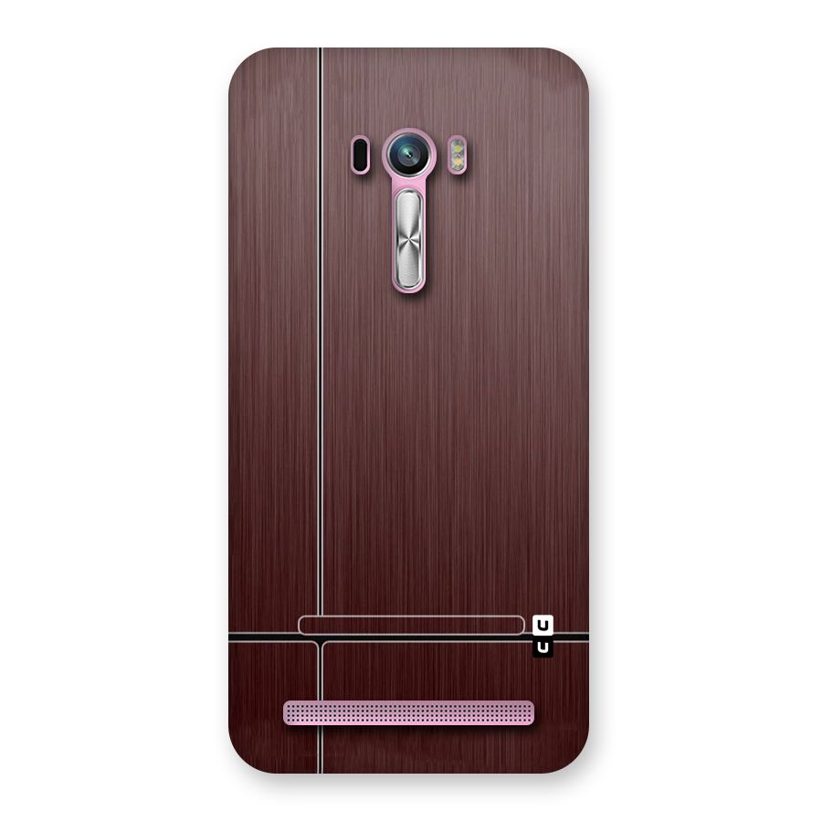 Dark Maroon Classic Design Back Case for Zenfone Selfie