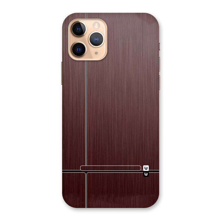 Dark Maroon Classic Design Back Case for iPhone 11 Pro