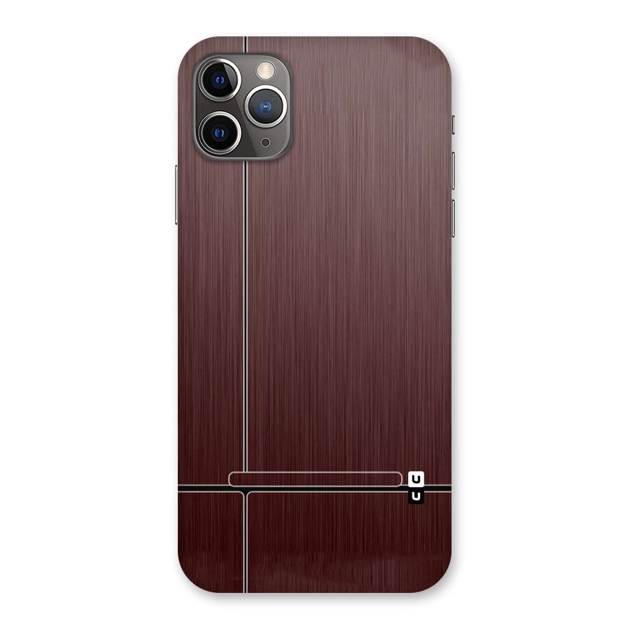 Dark Maroon Classic Design Back Case for iPhone 11 Pro Max