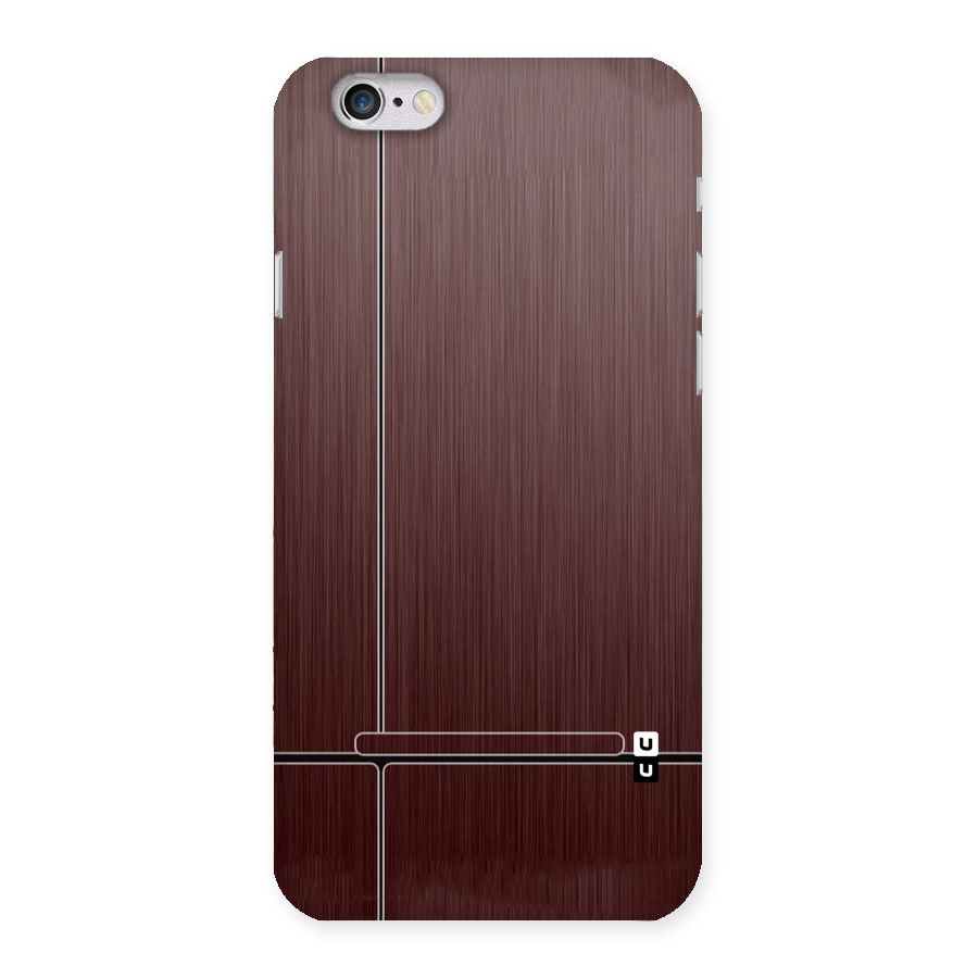 Dark Maroon Classic Design Back Case for iPhone 6 6S