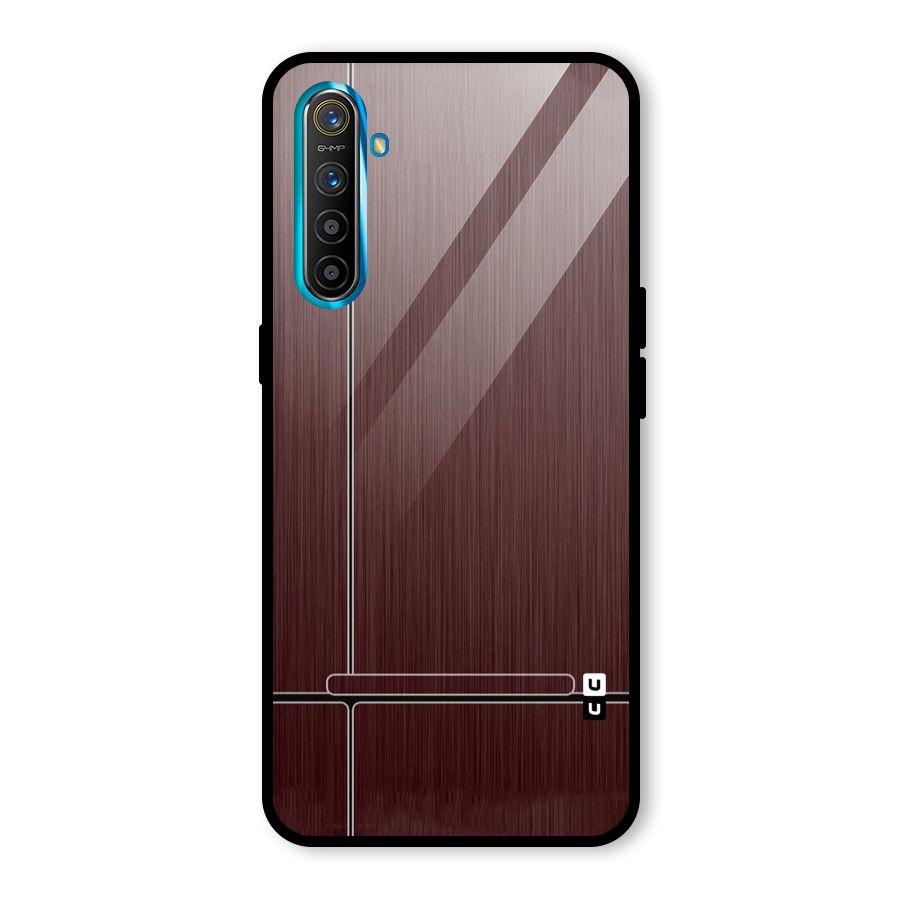 Dark Maroon Classic Design Glass Back Case for Realme XT