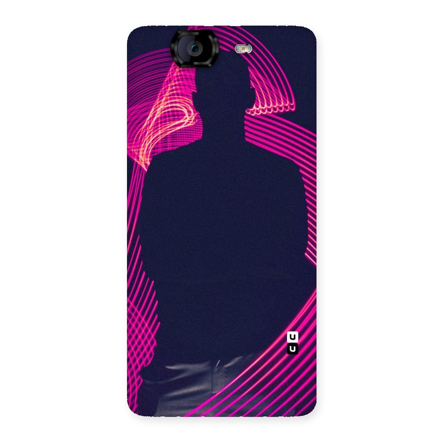 Dark Night DJ Back Case for Canvas Knight A350