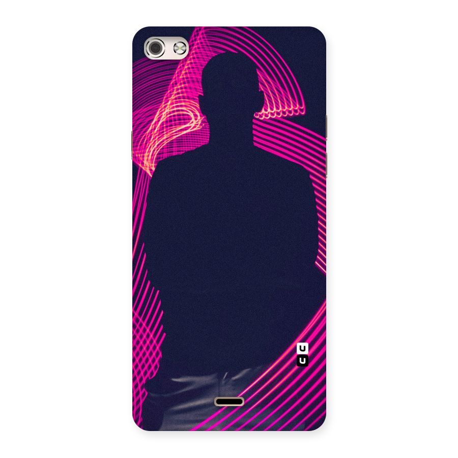 Dark Night DJ Back Case for Micromax Canvas Silver 5