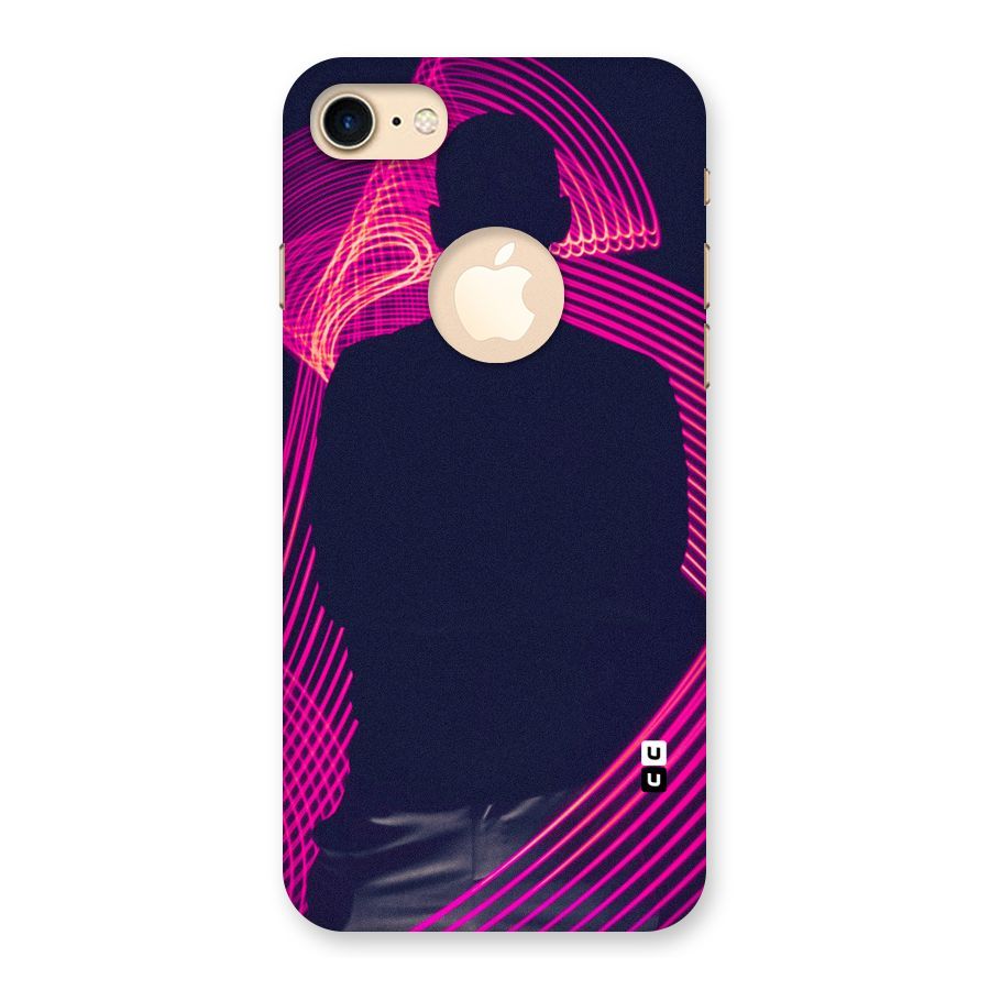 Dark Night DJ Back Case for iPhone 7 Logo Cut