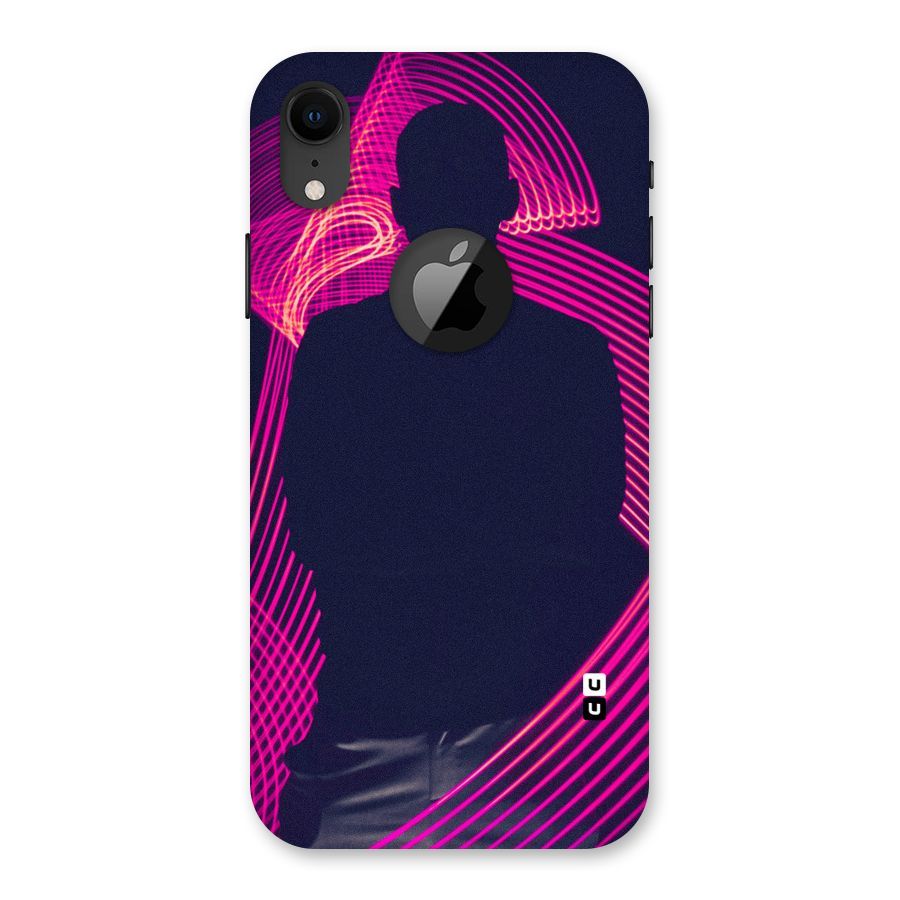 Dark Night DJ Back Case for iPhone XR Logo Cut