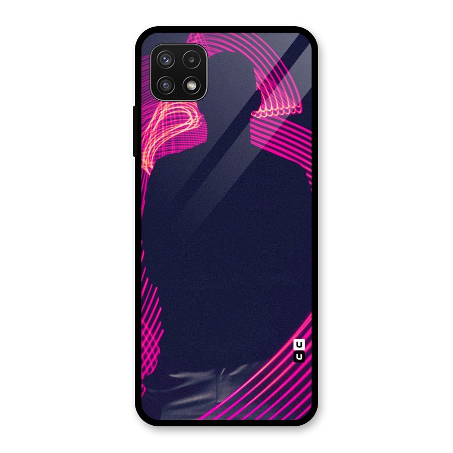 Dark Night DJ Glass Back Case for Galaxy A22 5G