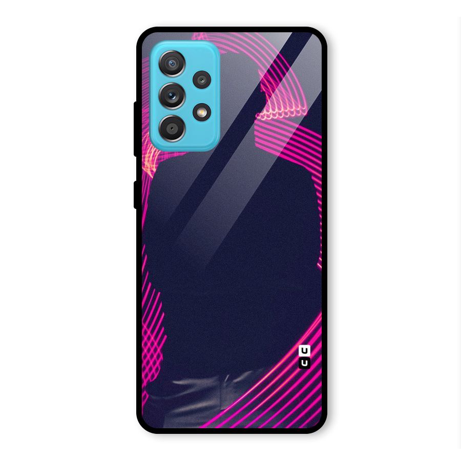 Dark Night DJ Glass Back Case for Galaxy A52s 5G