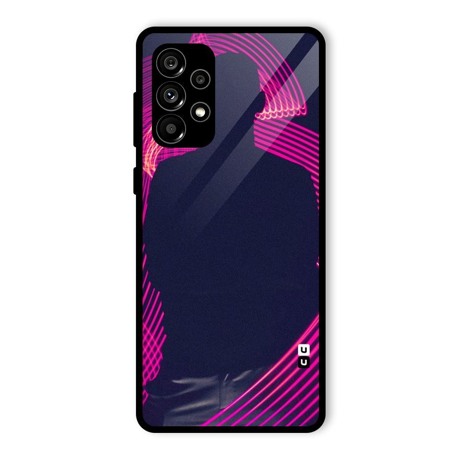 Dark Night DJ Glass Back Case for Galaxy A73 5G