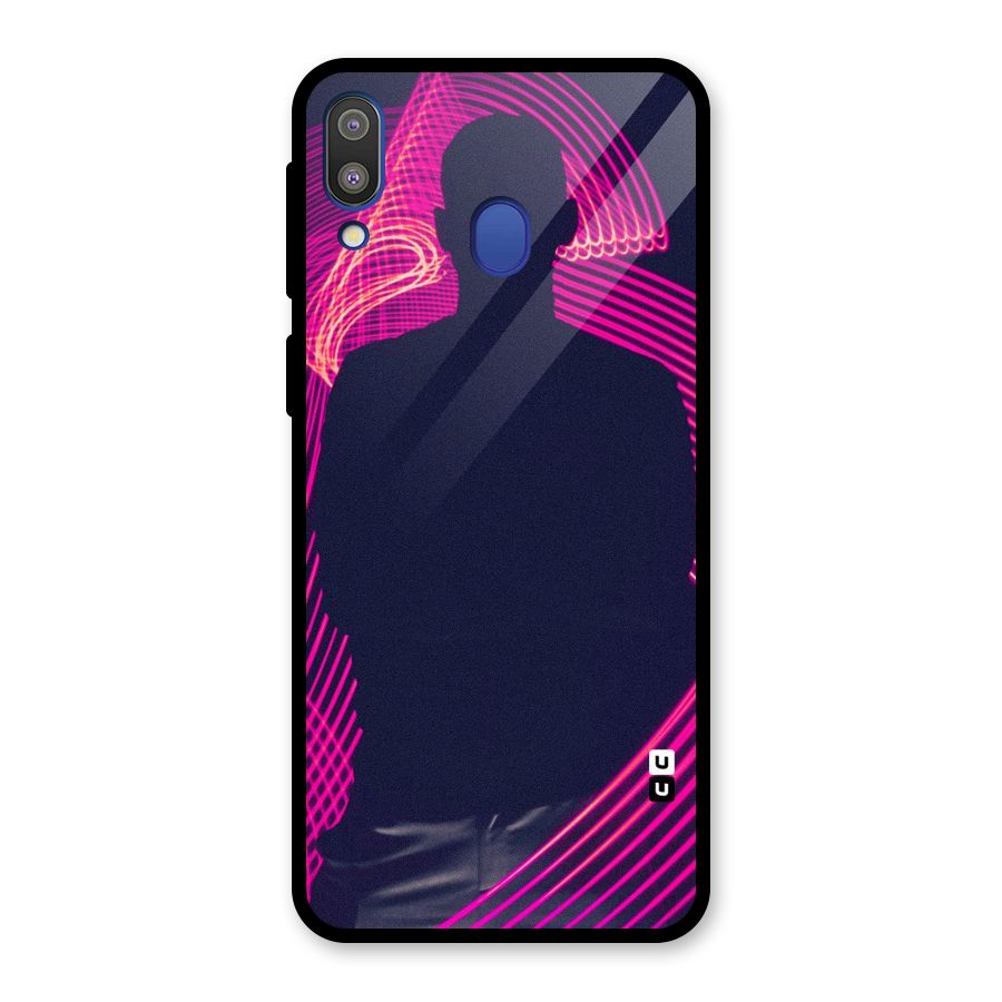 Dark Night DJ Glass Back Case for Galaxy M20