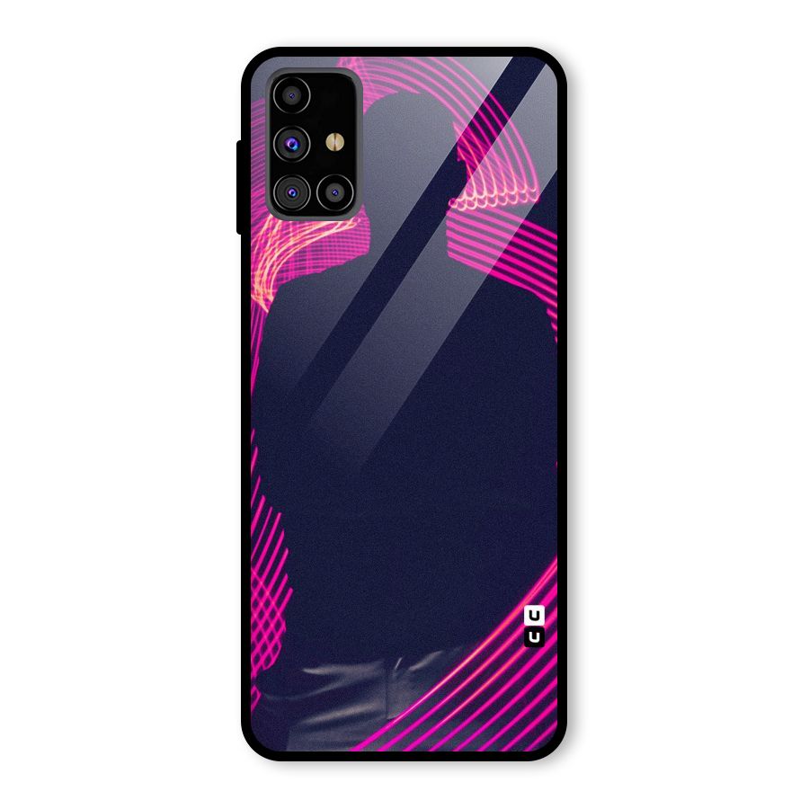 Dark Night DJ Glass Back Case for Galaxy M31s