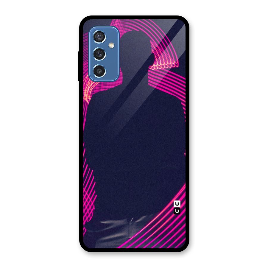 Dark Night DJ Glass Back Case for Galaxy M52 5G