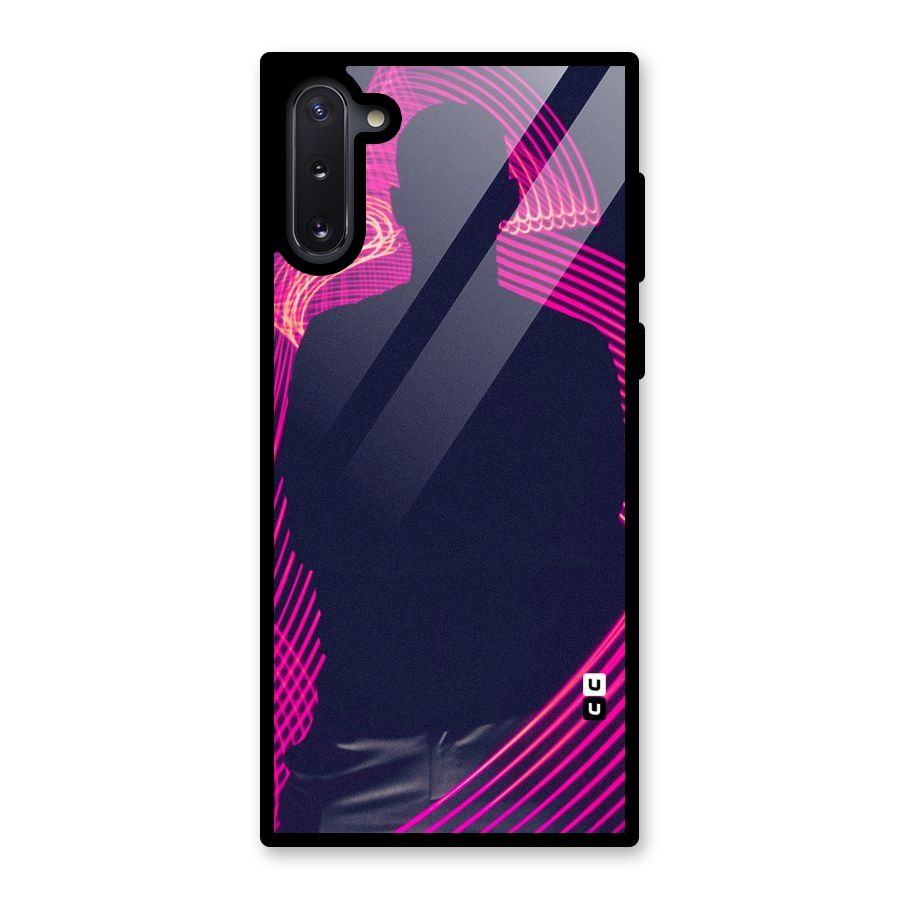 Dark Night DJ Glass Back Case for Galaxy Note 10