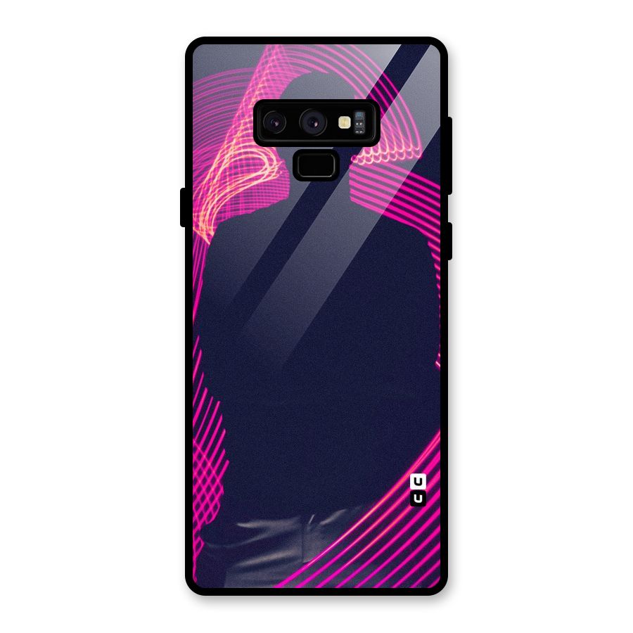 Dark Night DJ Glass Back Case for Galaxy Note 9