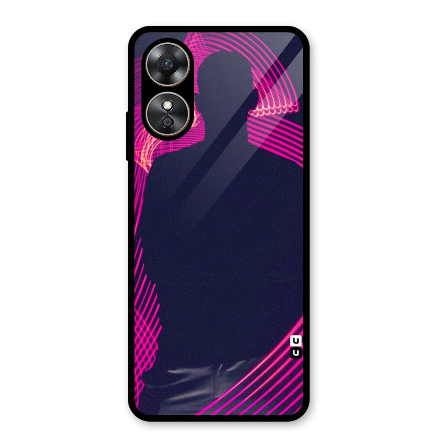 Dark Night DJ Glass Back Case for Oppo A17