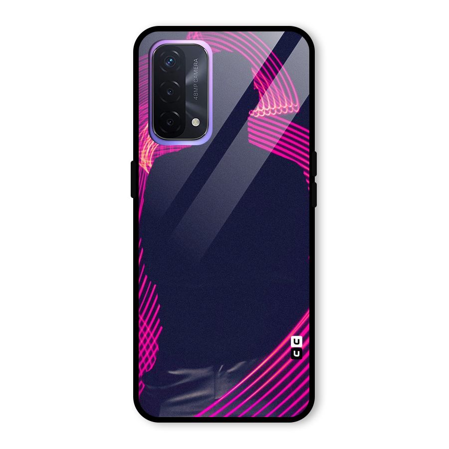 Dark Night DJ Glass Back Case for Oppo A74 5G
