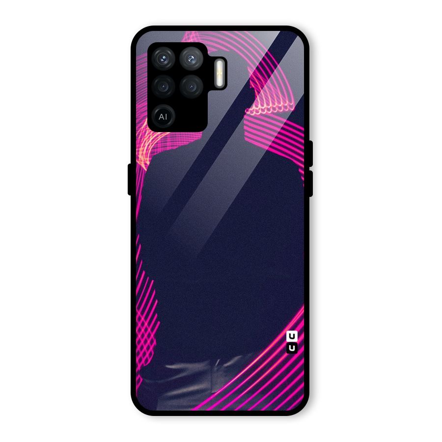 Dark Night DJ Glass Back Case for Oppo F19 Pro