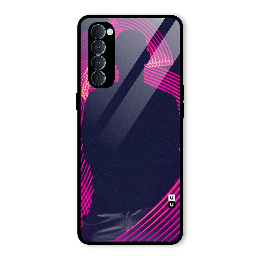 Dark Night DJ Glass Back Case for Oppo Reno4 Pro